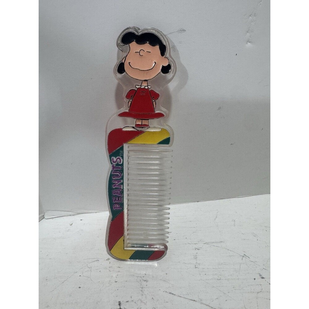 Peanuts Lucy Character Plastic Hair Comb - Peanuts Comic Lucy Hair Comb